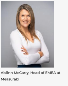Aislinn McCarry at measurabl